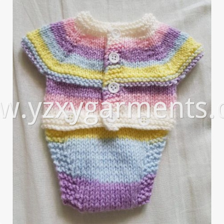 Colour knit children's sweater